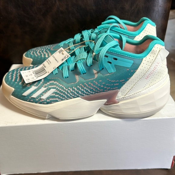 adidas Other - adidas Kids' D.O.N. Issue #4 Basketball Shoes: BLUE/OFF-WHITE: NEW IN BOX: SZ 7